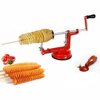 Машинка для різання картоплі спіраллю SPIRAL POTATO SLICER Чіпси Top Trends TM-119 BKA