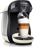 Кава машина капсульна Bosch Tassimo Стильна чорна кавоварка 1400 Вт Капсульна кавоварка для офісу