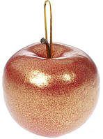 Набір 6 підвісок "Яблуко" 6.5см червоне золото, пінопласт BKA