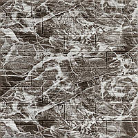 Самоклеюча декоративна 3D панель камінь Сіра рвана цегла700х770х5мм (158) SW-00000487