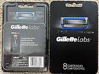 Сменные кассеты для бритья Gillette Labs Heated Razor 8шт. Оригинал США