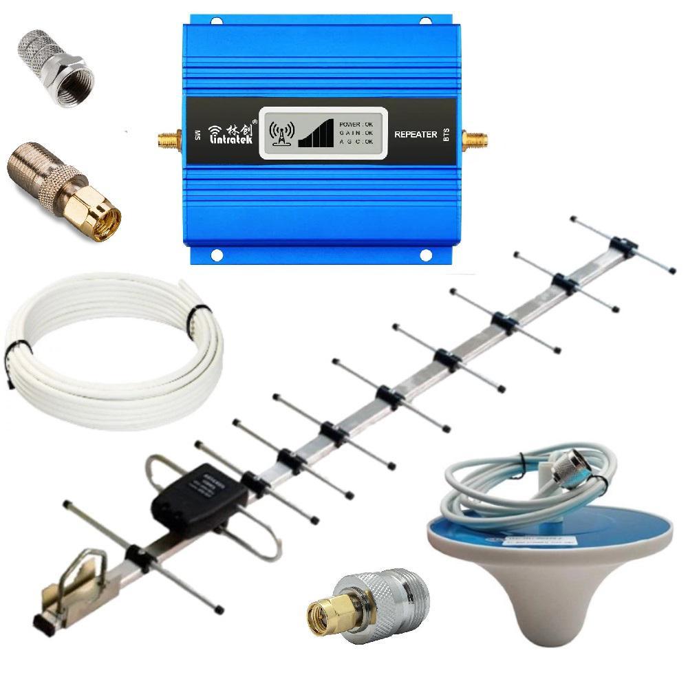 Репітер підсилювач мобільного зв'язку та інтернету Lintratek KW13A-GSM GSM 2G 4G LTE 900 МГц (14/3 дБі), фото 1