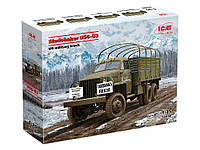 Сборная модель Studebaker US6-U3 Военный грузовик США (ICM 35490) 1:35