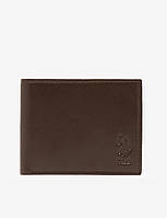 Мужское Портмоне U.S. Polo Assn. Dorchester Hor. Wallet коричневый