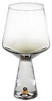Набор 4 бокала Chic для белого вина 400мл, дымчатый серый BKA