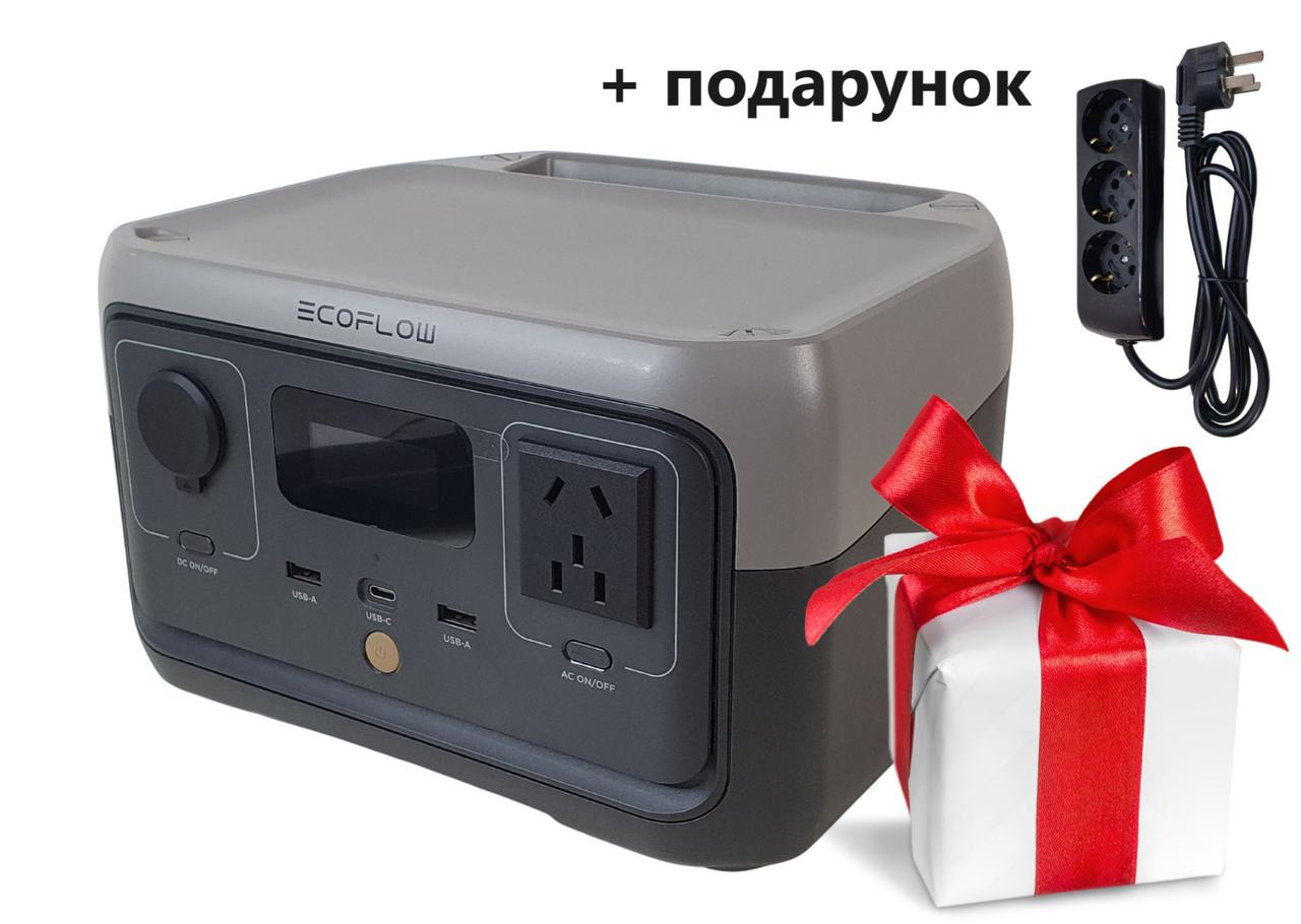 Зарядная станция для дома Ecoflow RIVER 2 (256Вт·час) мощностью 600Вт (300Вт) на 3000+ жизненных циклов - фото 1 - id-p2151267932