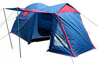 4-х местная палатка с тамбуром и 2 навеса + Тент-Шатер для кемпинга