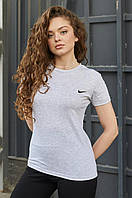 Женская футболка Nike серая женская BKA