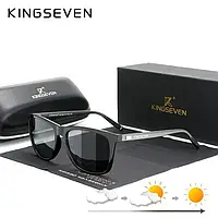 Мужские фотохромные солнцезащитные очки KINGSEVEN NF7557 Gun Photochromic