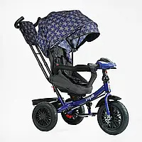 Трехколесный велосипед Best Trike PERFETTO поворотное сиденье, надувные колеса, муз. фара, USB, Bluetooth