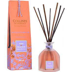 Аромадіфузор для дому Amber & Heliotrope (Амбра і Геліотроп) Collines de Provence, 100 мл