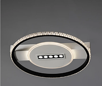 Круглая потолочная Led люстра с пультом управления для спальни, прихожей SY-16071/3 WH+ВК 77вт