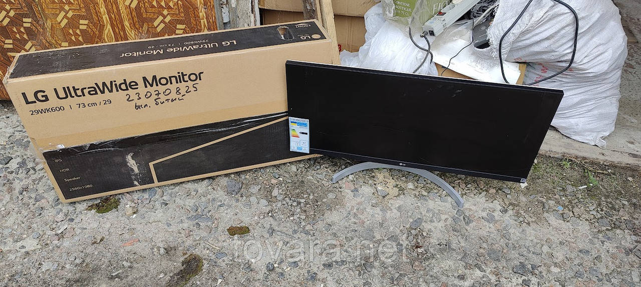 Широкоформатний LED монітор з HDMI, DP і audio 29 дюймів LG 29WK600-W No2070825