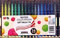 M&G, художественная ручка, кисть, вода, 1-4 мм, 36 цветов