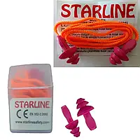 Беруши Starline многоразовые на шнурках