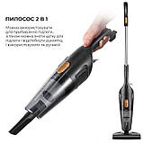 Пилосос Deerma Corded Hand Stick Vacuum Cleaner (DX115C) ( Чорний ) DS, фото 4