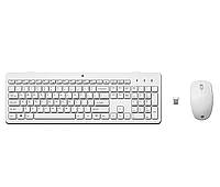 Комплект клавиатура и мышь НР 230, WL, EN/UK, белый