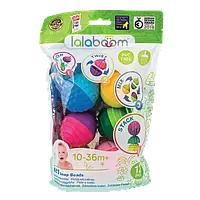 Lalaboom, шариковые блоки, сенсорный набор, 12 элементов