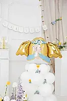 PartyDeco букет повітряних куль ангел білий 140х70 см (7467607)