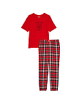 Піжама футболка з фланелевими штанами Flannel Tee-jama Set Size L Regular, фото 2