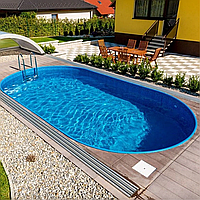 Збірний каркасний басейн Mountfield Azuro Ibiza Oval 7 х 3.5 х 1.5м (мозайка плівка 0,8 мм, морозостійкий)