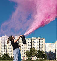 Балон з Фарбою Холі 3 кг., для свят, гендер паті, фестивалів, флешмобів, фото рожевий