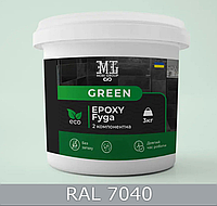 Затирка для швов (Фуга) Green Epoxy Fyga 3кг + Смывка для эпоксидной фуги Lava (легко смывается, среднее