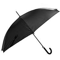 Мужской зонт-трость полуавтомат 110 см Happy Rain Черный (2000002078623)