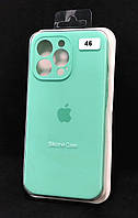 Чехол для телефона iPhone 14ProMax Silicone Case original FULL Camera №46 mint gam (4you)