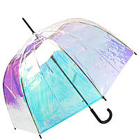 Женский зонт-трость полуавтомат 85 см Happy Rain Прозрачный (2000002486268)