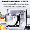 Планетарний міксер Sokany SK-624 1800 Вт чаша 13 л 6 швидкостей 3 насадки для тіста та збивання, фото 9