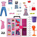 Двоповерхова шафа Мрії Барбі розкладна Barbie Dream Closet HBV28, фото 4