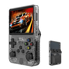 Портативна ігрова консоль Game Console R36S 64GB Black компактна приставка з великим екраном для ретро ігор, фото 3
