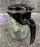 Чайник для заварювання чаю 500 мл Edenberg EB-332 Заварник скляний із кнопкою для зливання Типод, фото 3