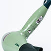 Фен для волосся VGR 1000 Вт з іонізацією 2 режими роботи концентратор зелений, фото 3