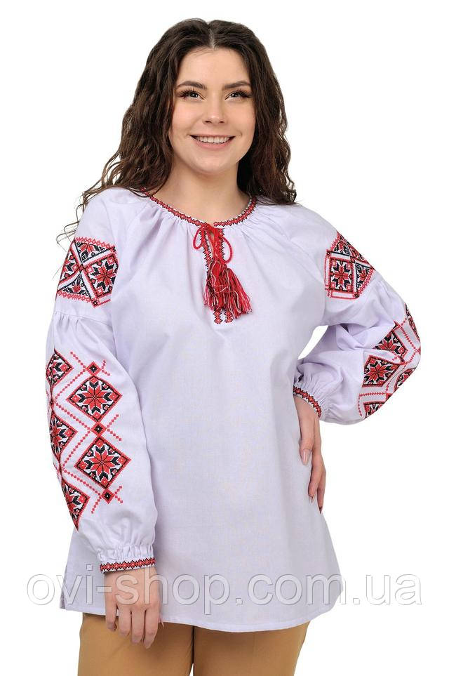 біла вишиванка льон