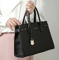 Жіноча містка сумочка с ручками, класична сумка з екошкіри