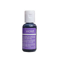 Гелевый водорастворимый краситель Violet (фиолетовый) Chefmaster, 20 грамм