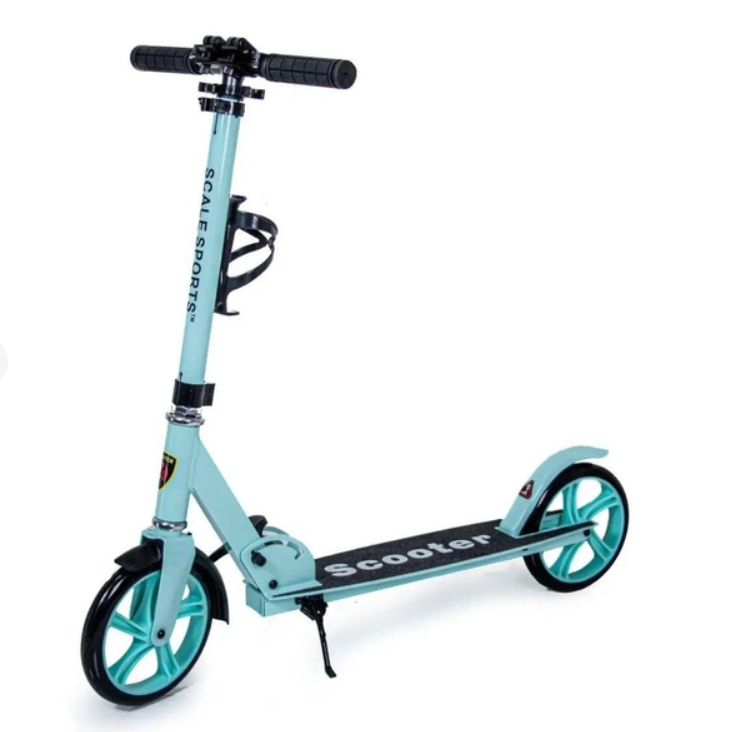 Двоколісний міський складаний самокат "Scale Sports SS-05 399352836" з регулюванням висоти керма (тіффані).