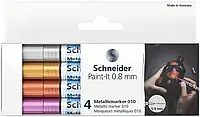 Schneider Paint-It Metallic маркер акриловый серебро золото медь фиолетовый 4 шт. (7142191)