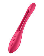 Універсальний гнучкий вібратор для пар Satisfyer Elastic Joy Red Кітті Амур