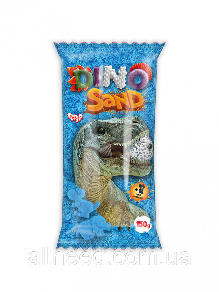 Набір для творчості "Кинетичний пісок "Dino Sand" DS-01, 150 грамів (Синій)