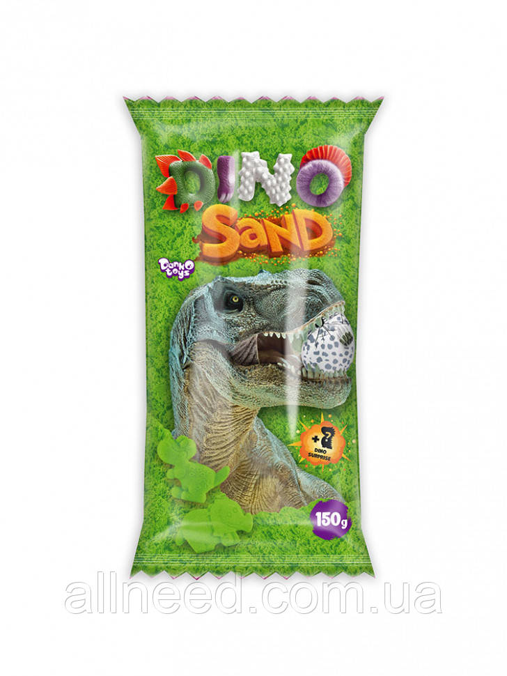 Набір для творчості "Кинетичний пісок "Dino Sand" DS-01, 150 грамів (Зелений)