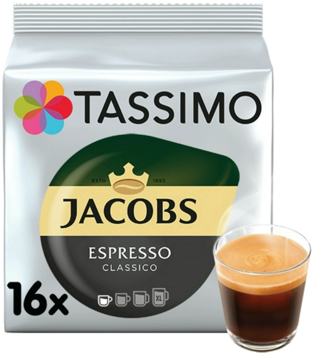 Кава в капсулах Tassimo Jacobs Espresso 16 шт