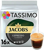 ОРИГІНАЛ! Кава в капсулах Tassimo Jacobs Espresso 16 шт (16 порцій)