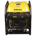 Генератор інверторний бензиновий 4-тактний SIGMA 5.5/6.0 кВт 15 л Ручний запуск (5710761), фото 6