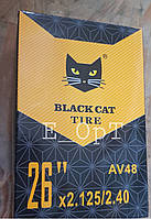 Камера 26 х 2.125-2.40 AV48 BLACK CAT