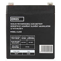 Акумуляторна батарея Emos B9679 12V 5AH (FAST.6.3 MM) AGM Dshop