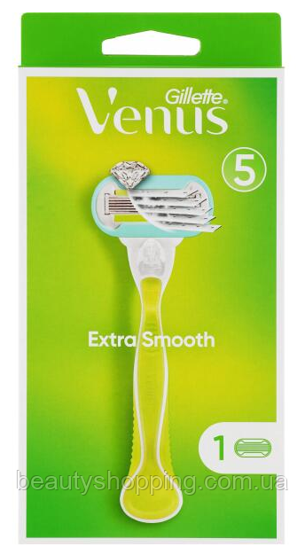 Станок для гоління Gillette Venus Extra Smooth для жінок + 1 касета