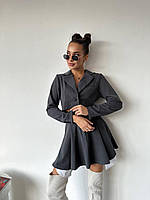 Костюм женский жакет и юбка турецкая костюмка + карманы Коттон 42-44; 44-46 (3цв) "MINIMAL" RIN4952-335 zam